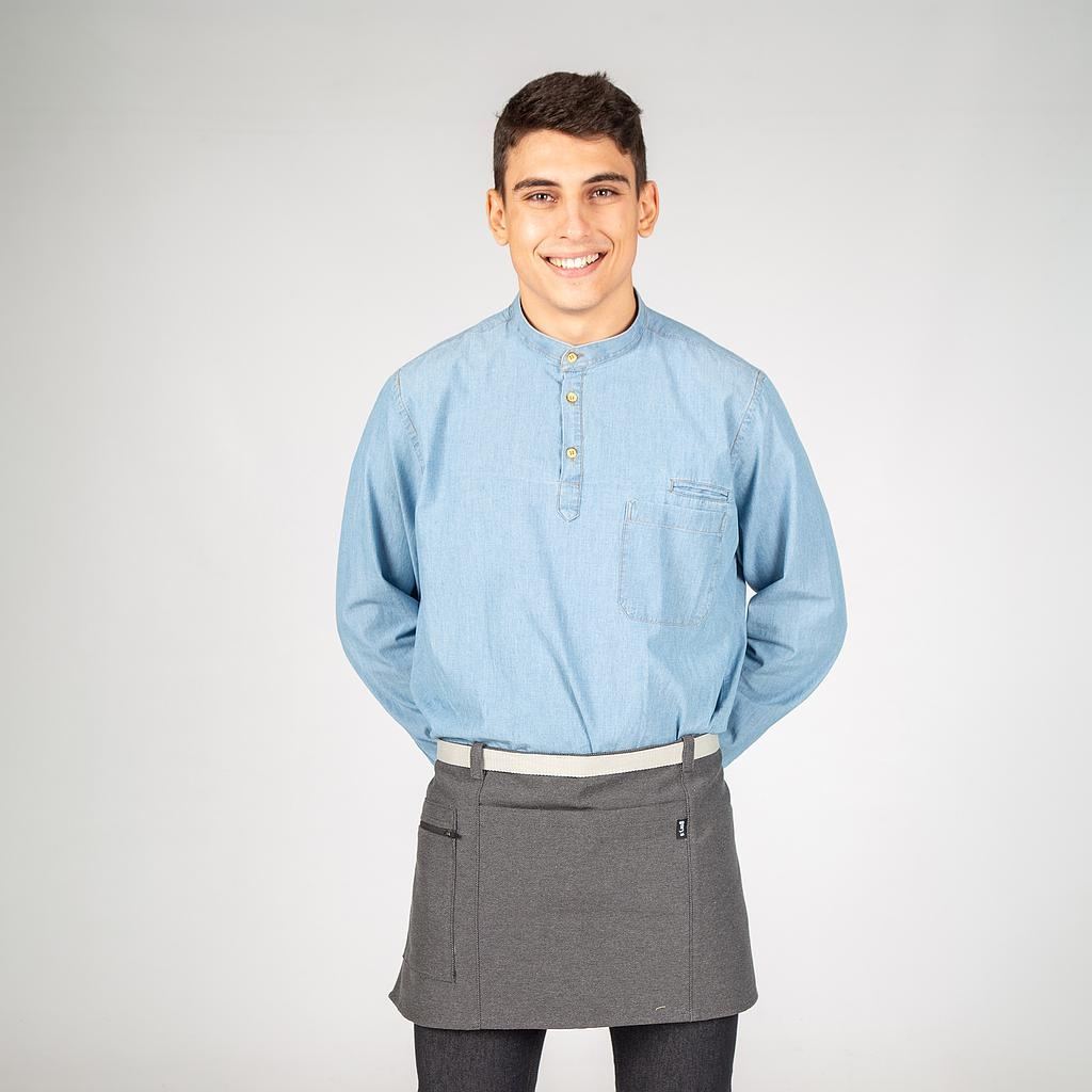 Delantal Corto Para Camarero Gary's 100015 gris marengo