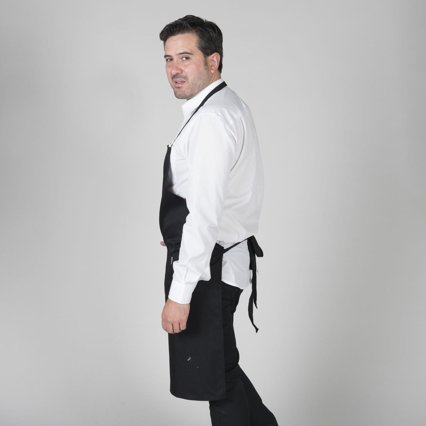 Delantal Laboral Con Peto y Bolsillo Gary's 1164 lateral