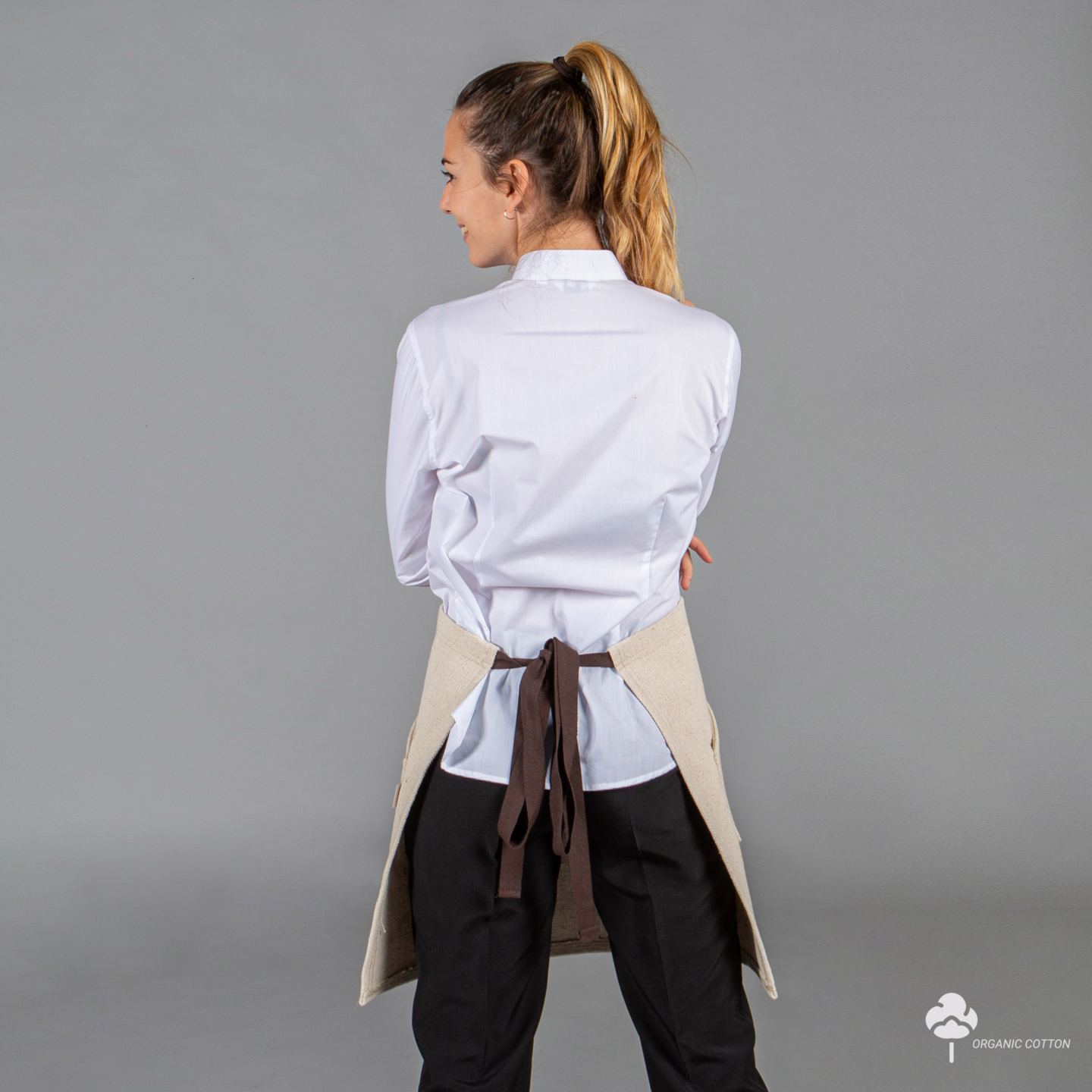 Delantal Laboral Corto de Esterilla Gary's 1595 Delantal Laboral Corto de Esterilla Gary's 1595