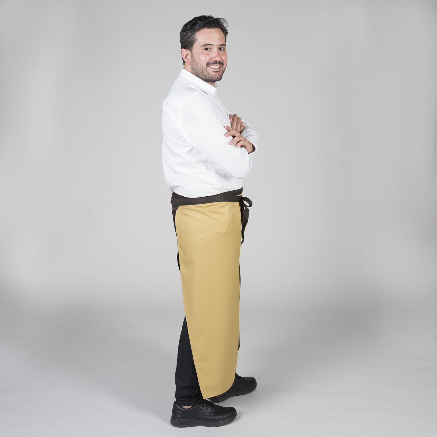 Delantal Largo Francés Abierto Gary's 1751 lateral