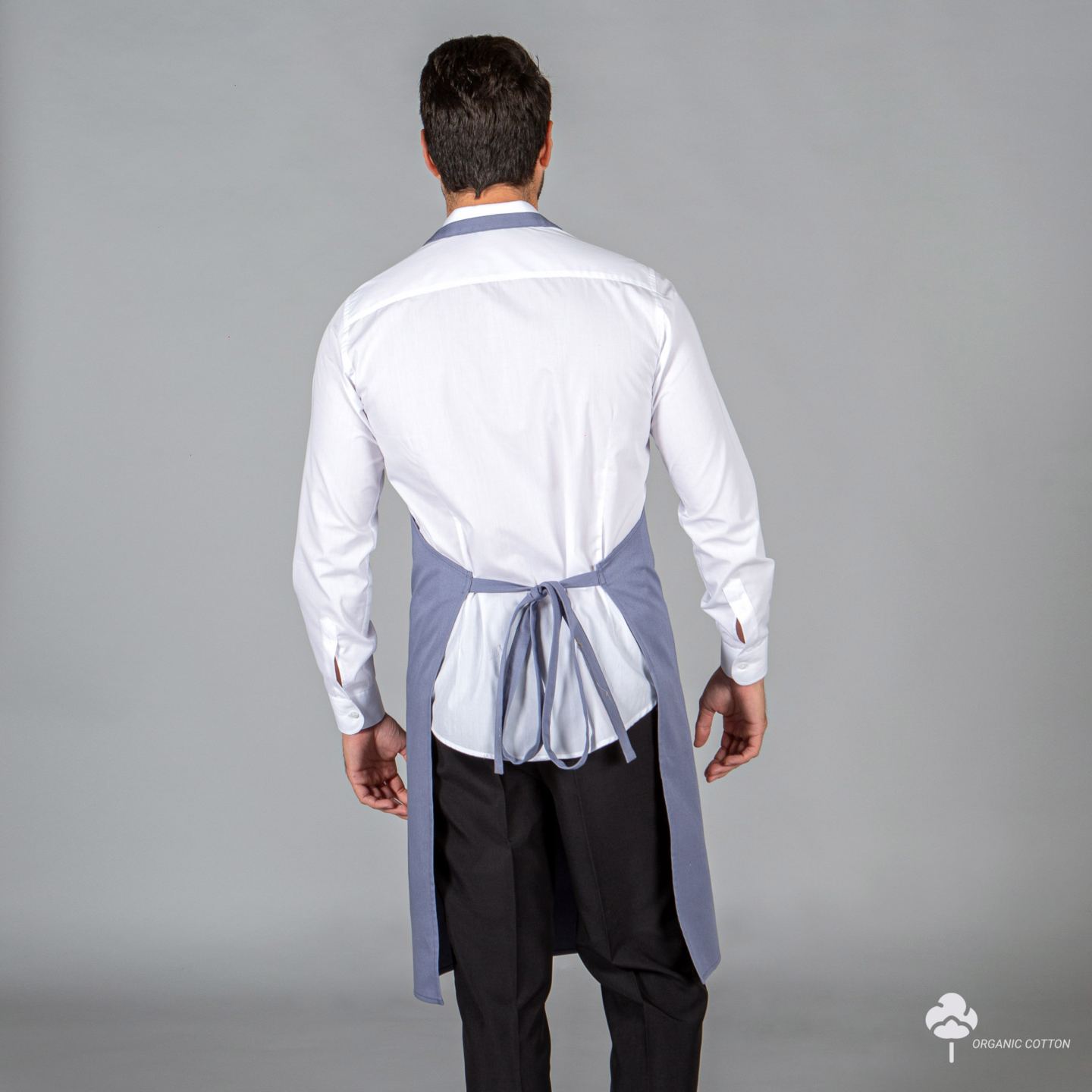 Delantal de Tejido Orgánico Con Peto Gary's 1598 espalda