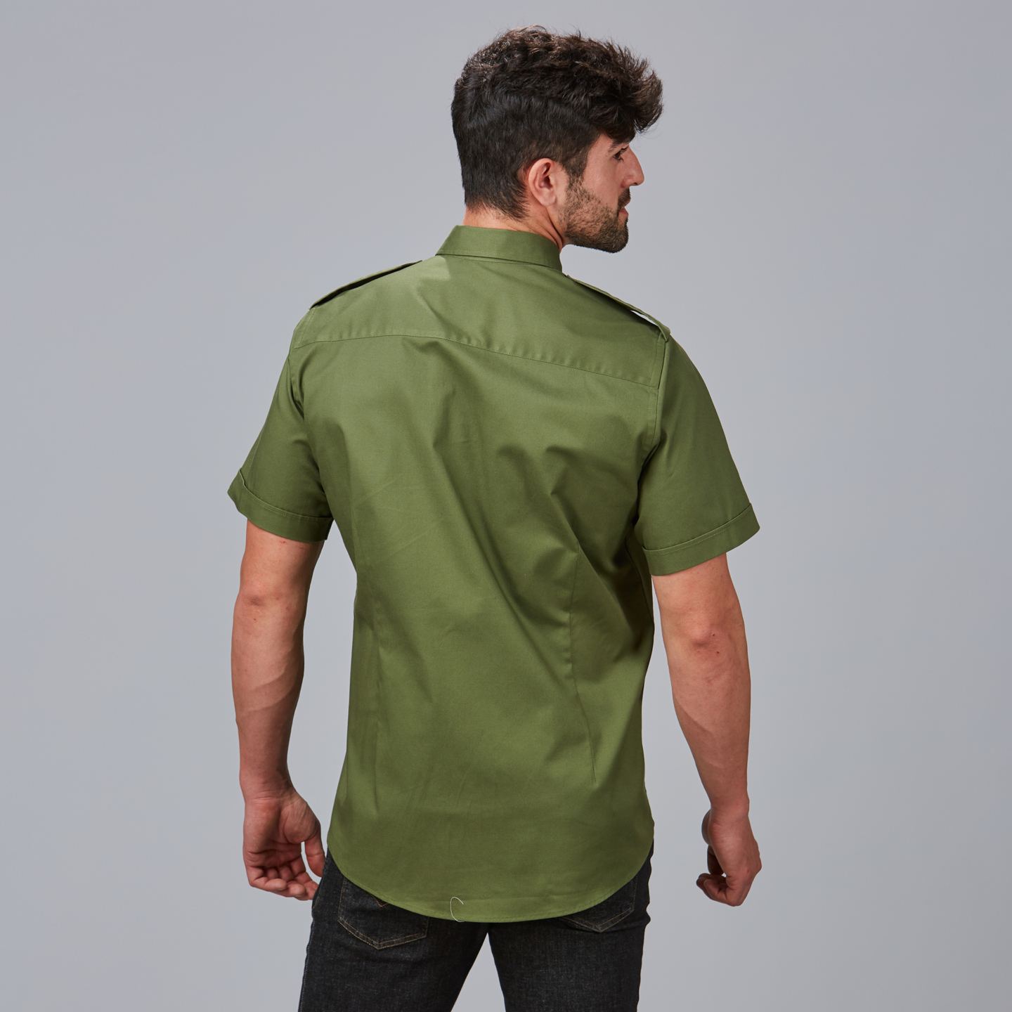 Camisa MC Multibolsillos de hombre Gary's Aciron 600054 espalda