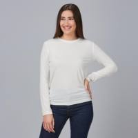Camiseta Manga Larga Laboral de Chica Gary's Melia 850024 blanco