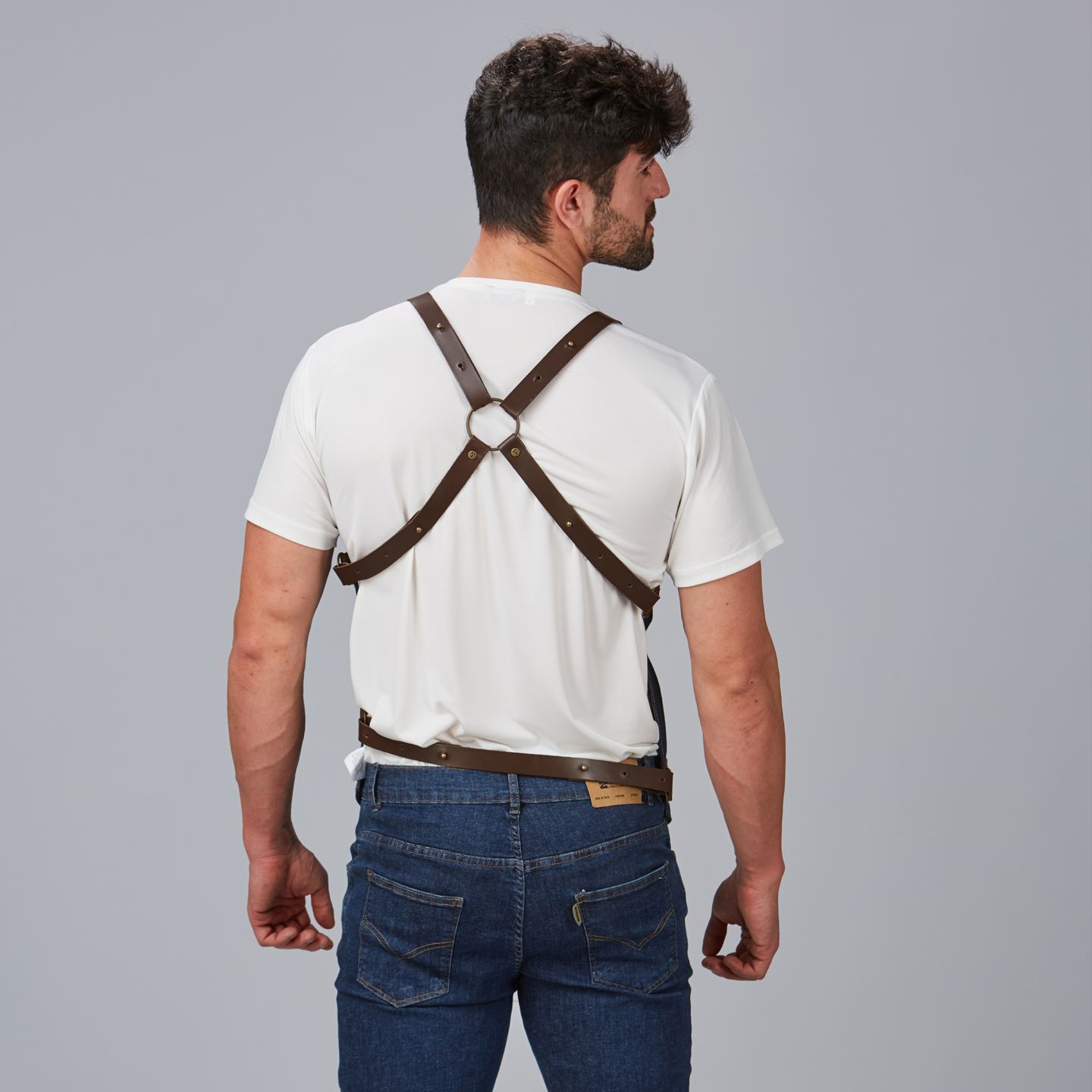 Chaleco Unisex Vaquero y Piel Gary's Kurume 950008 Chaleco Unisex Vaquero y Piel Gary's Kurume 950008