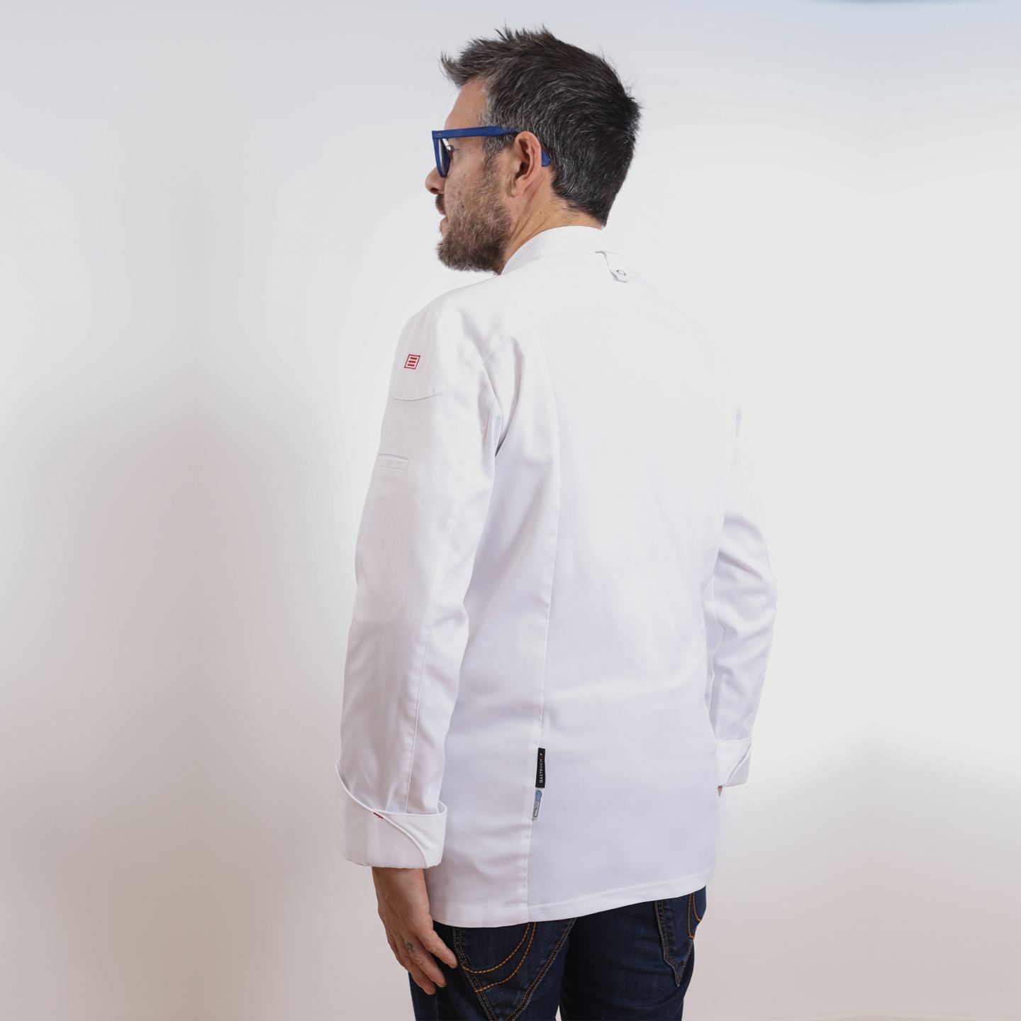 Chaqueta Cocina Con Cremallera Gary's Anubis 930006 espalda