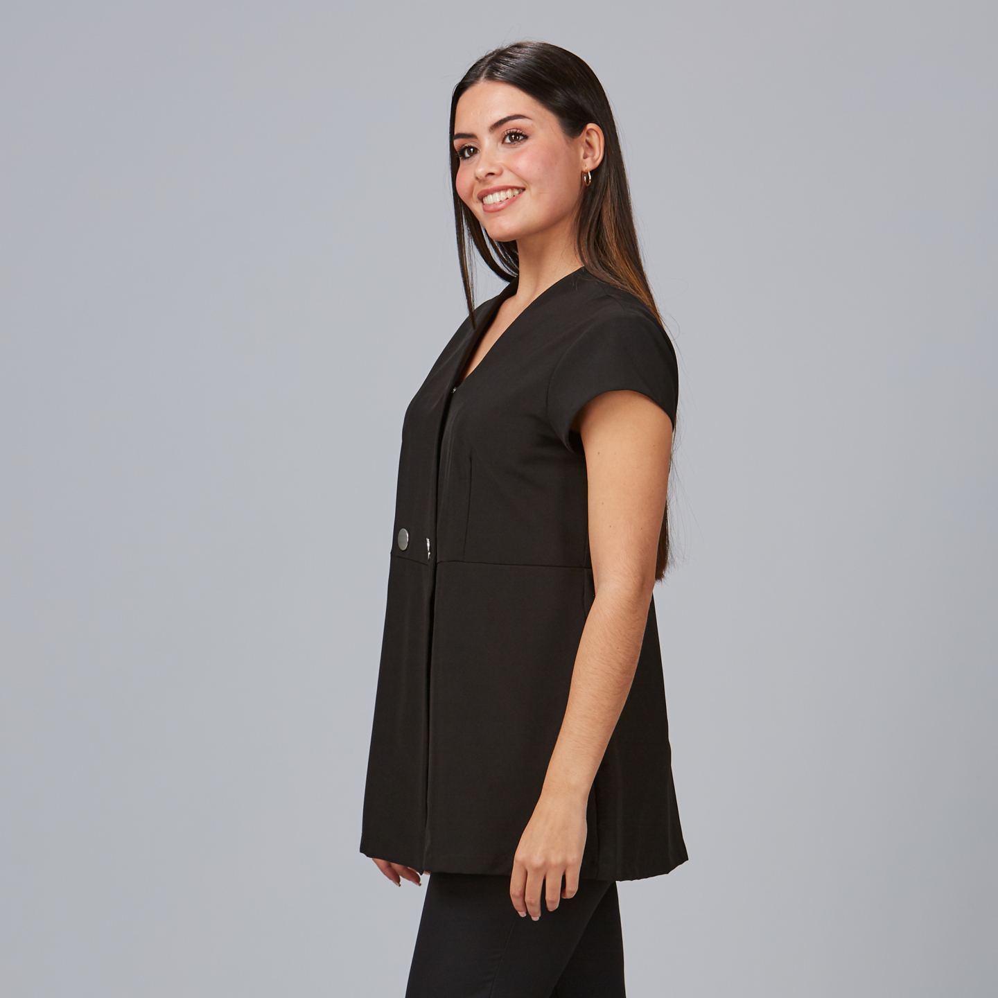 Chaqueta Mujer para Estética Gary's Lirio 600031 lateral