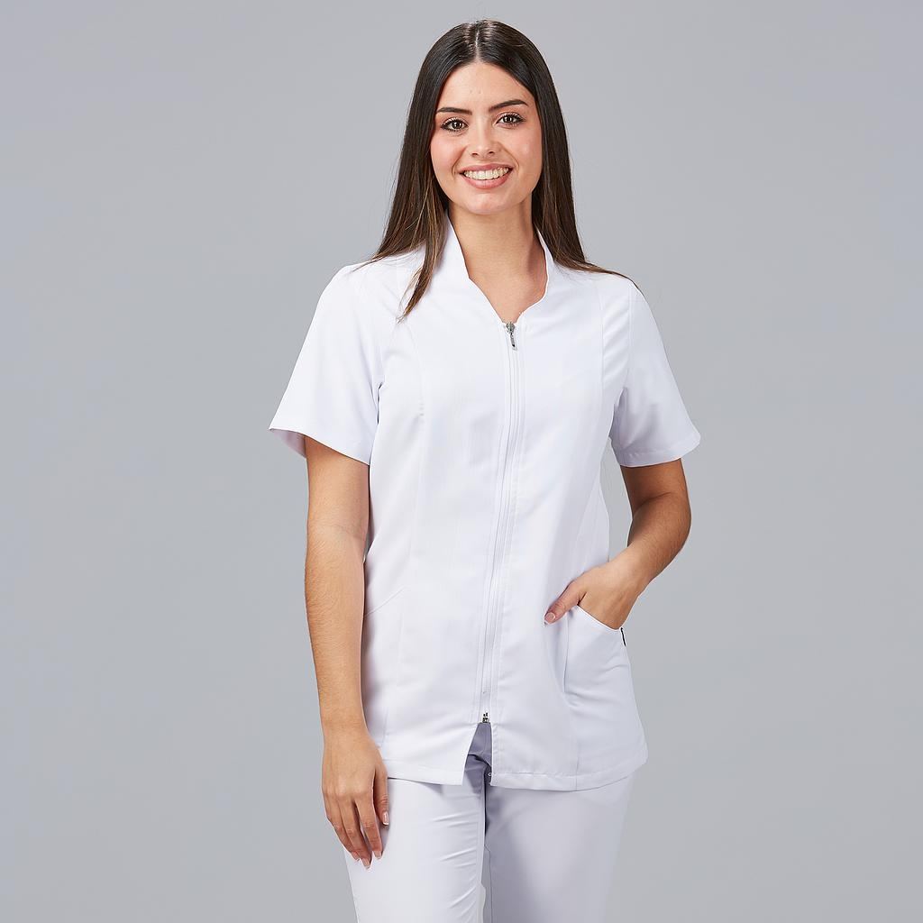 Chaqueta Para Mujer Con Cremallera Gary's Menorca 6529 blanco