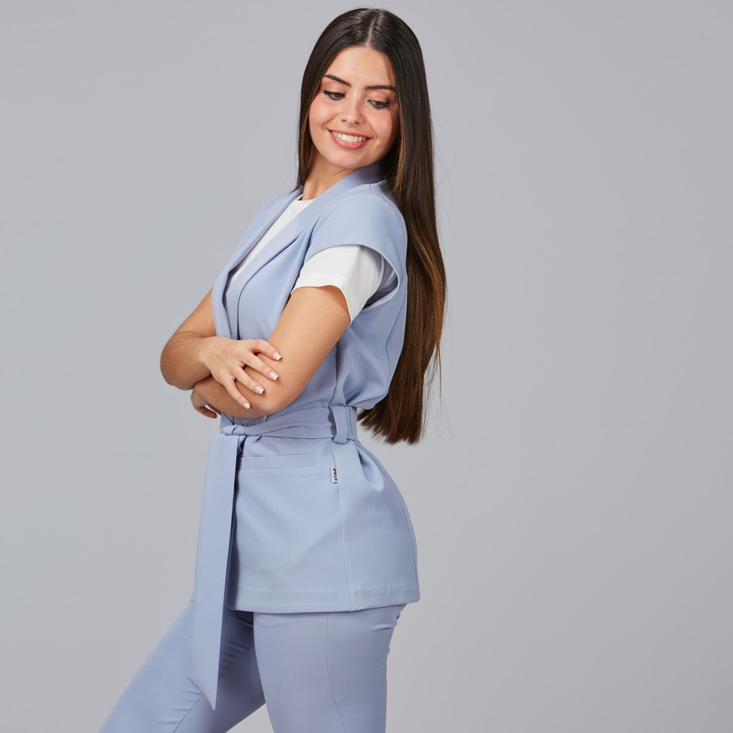 Chaqueta tipo chaleco para mujer Gary's Meli 600039 lateral