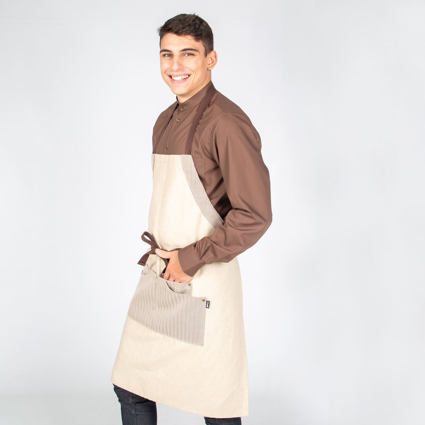 Delantal Con Peto Para Hostelería Gary's 100008