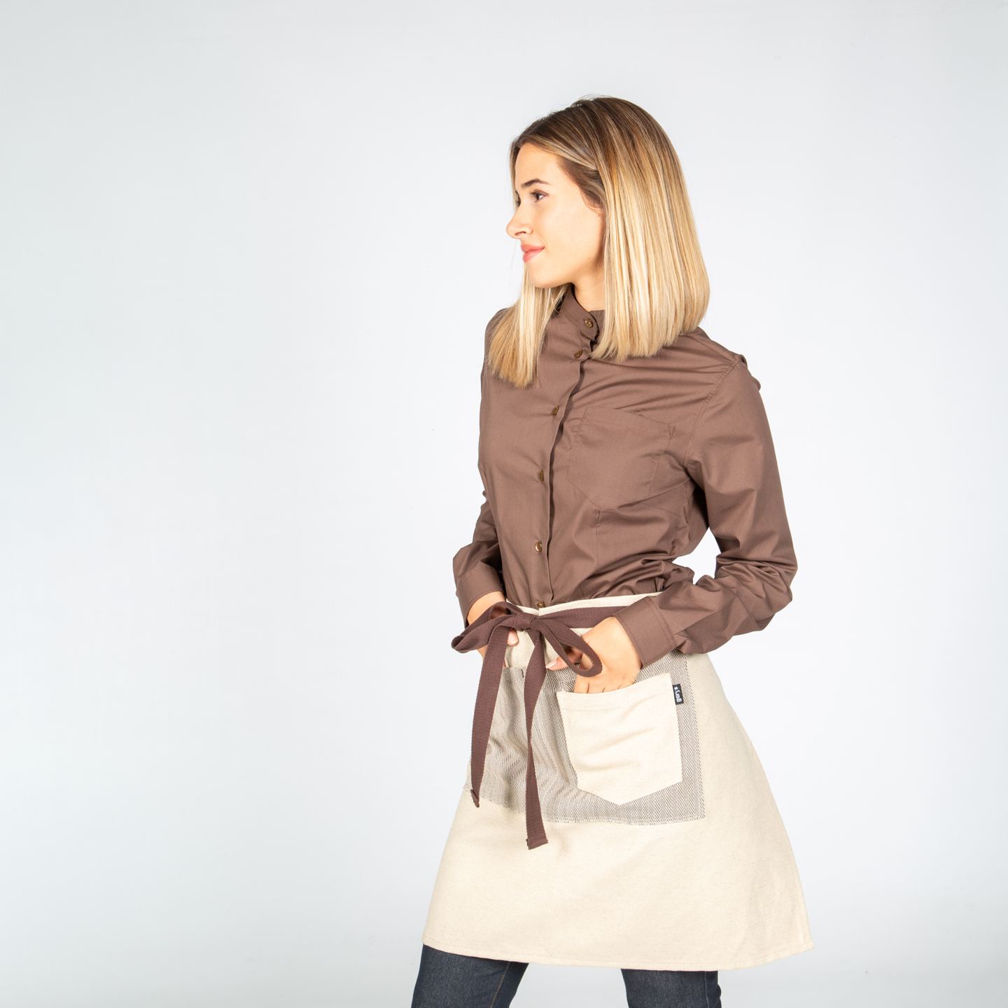 Delantal Corto Unisex Para Hostelería Gary's 100013