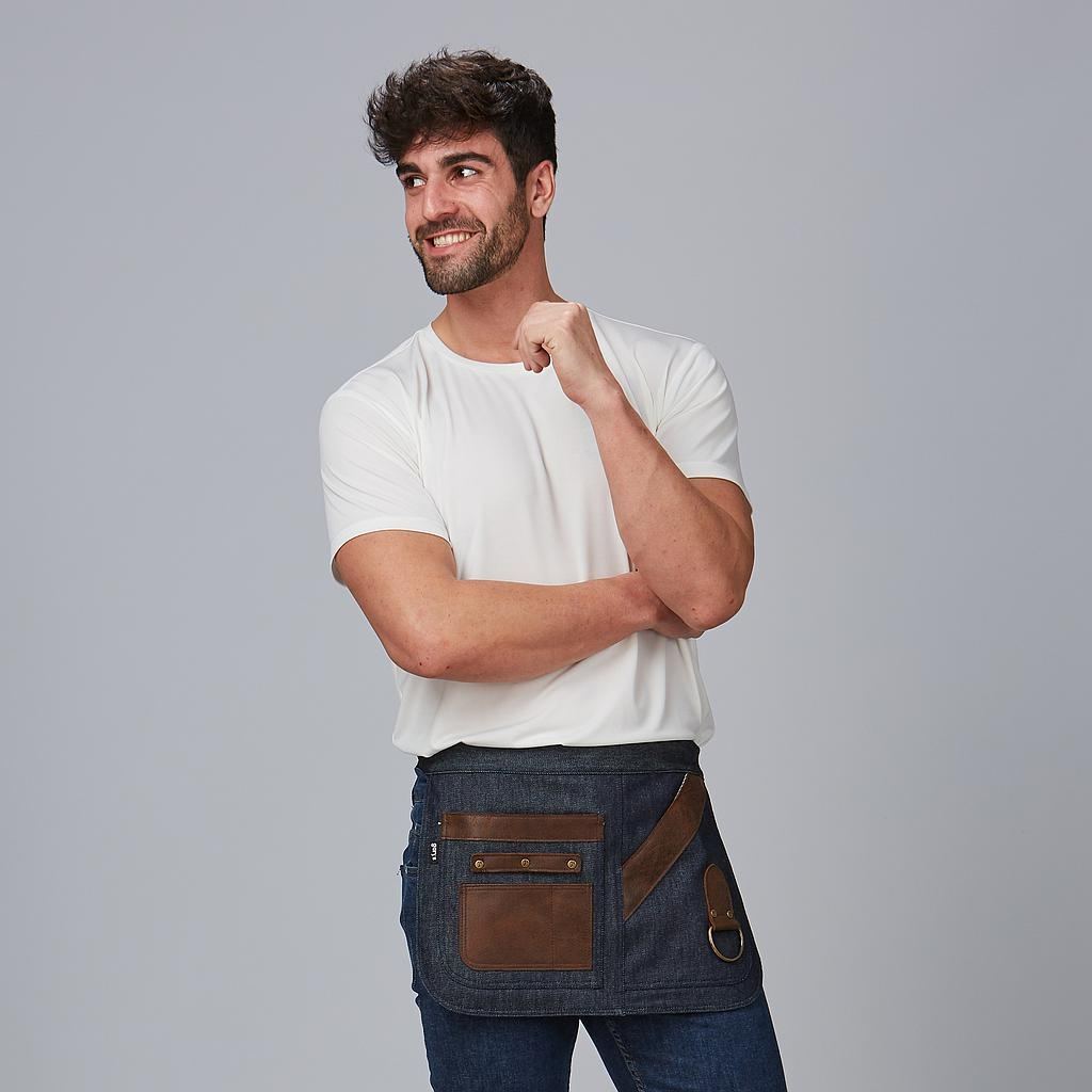 Delantal Corto Unisex Vaquero y Piel Gary's 100003