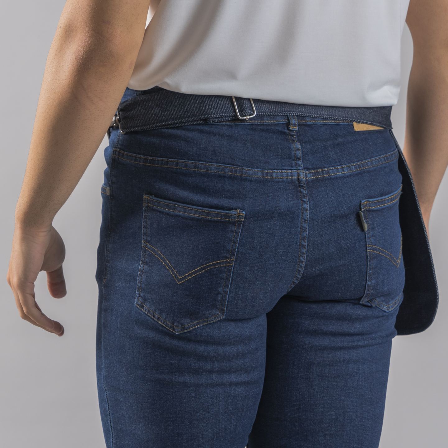 Delantal Corto Unisex Vaquero y Piel Gary's 100003