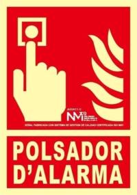 Señal "Polsador d'alarma" Normaluz Señal "Polsador d'alarma" Normaluz