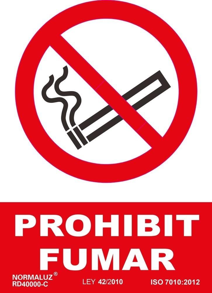 Señal "Prohibit fumar" Normaluz