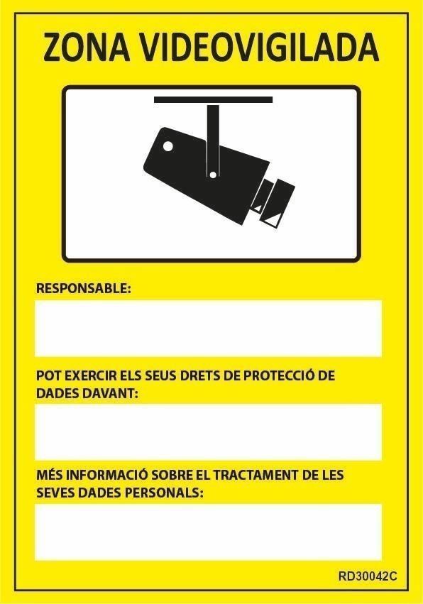 Señal "Zona videovigilada" Normaluz RD30042-C Señal "Zona videovigilada" Normaluz RD30042-C