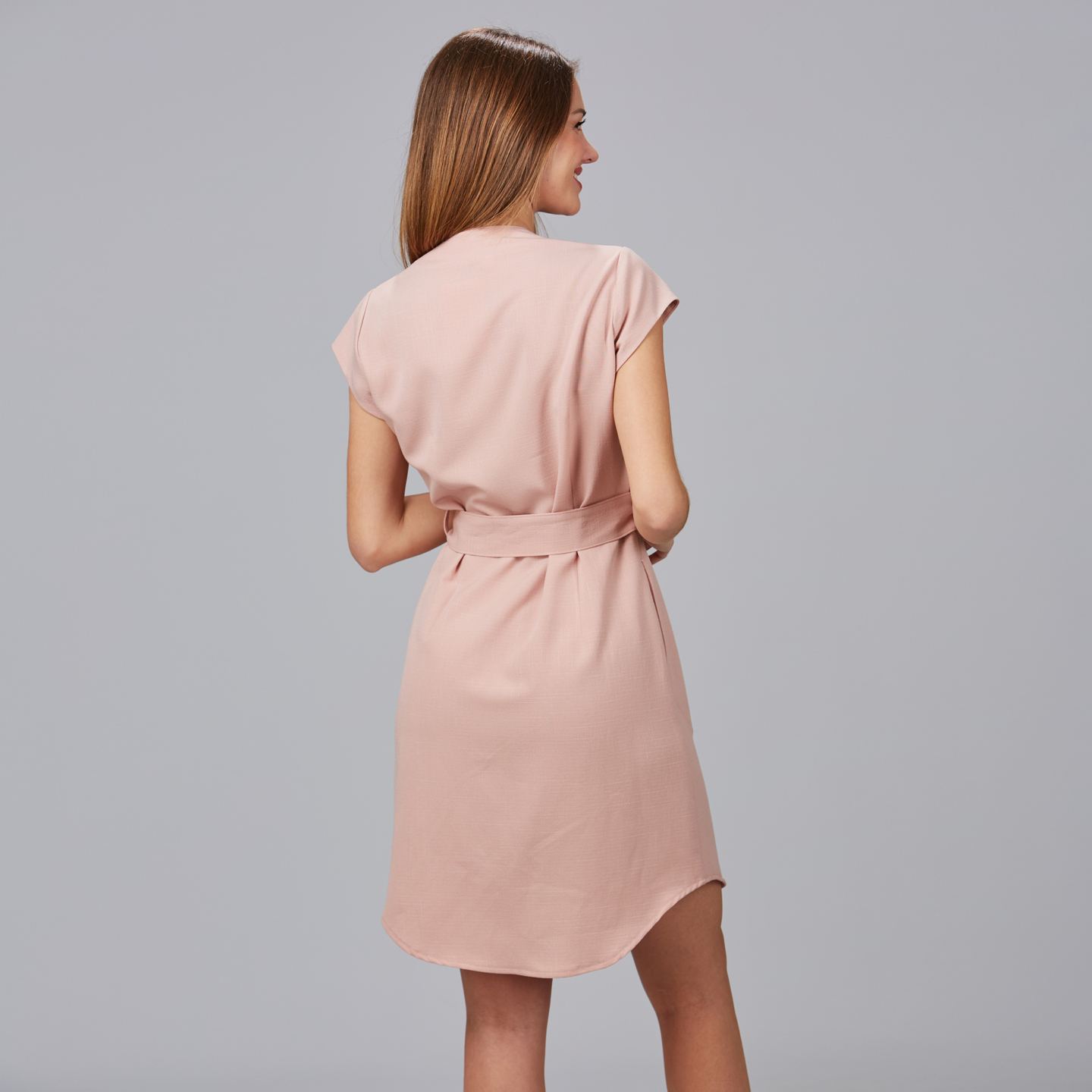 Vestido Forrado Para Chica Gary's Boton Vivaz 550006 espalda