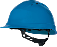 Casco de obra ventilado Delta Plus Quartz Up IV azul