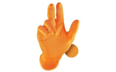 Guante Robusto de Nitrilo Resistente Pip Grippaz 246 naranja