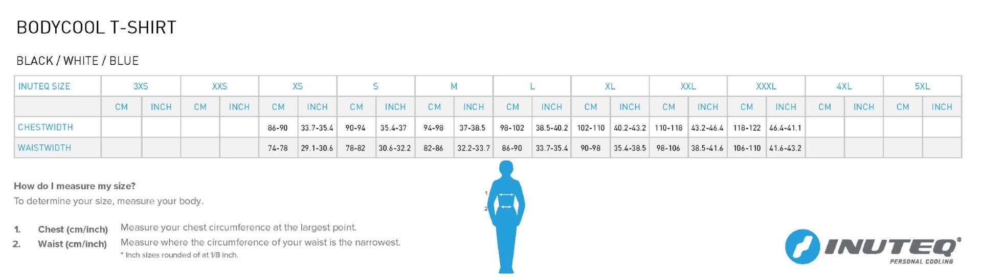 GUIA TALLAS 120001 INUTEQ DISTINCION