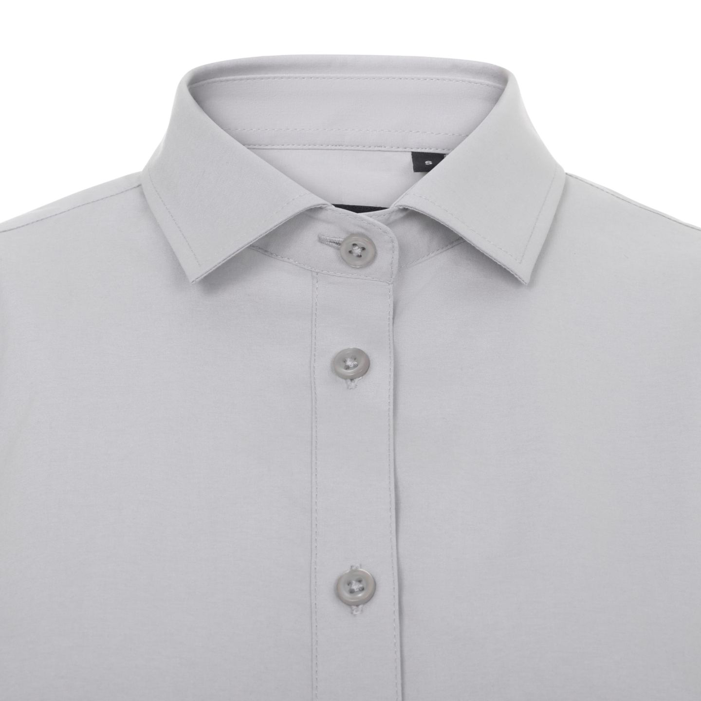 Camisa Laboral MC de Chica Stretch Velilla 405018S cuello