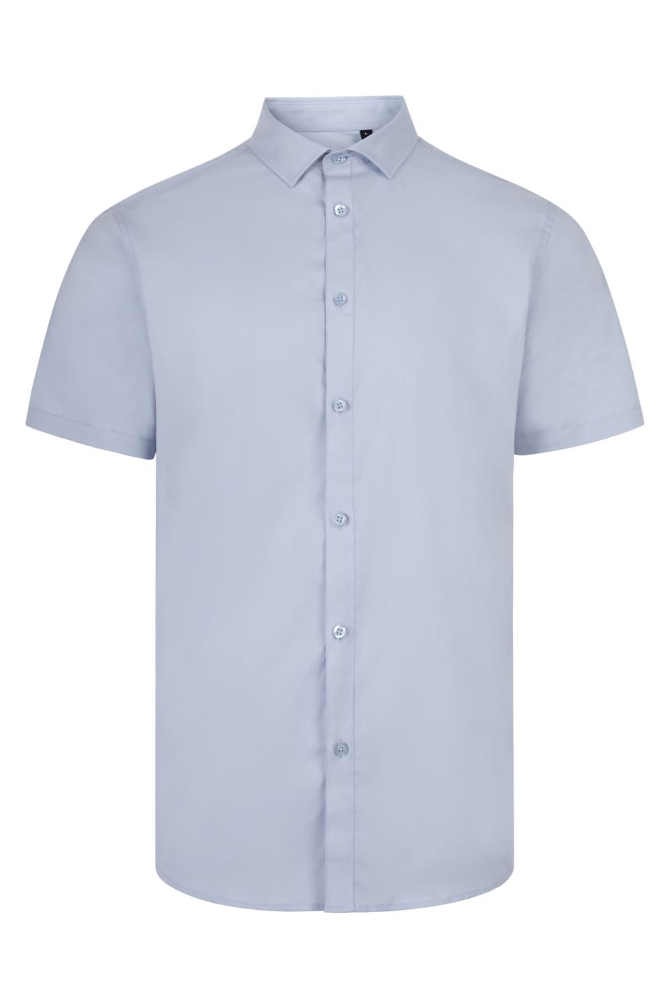 Camisa de Hombre Manga Cortas Stretch Velilla 405016S celeste