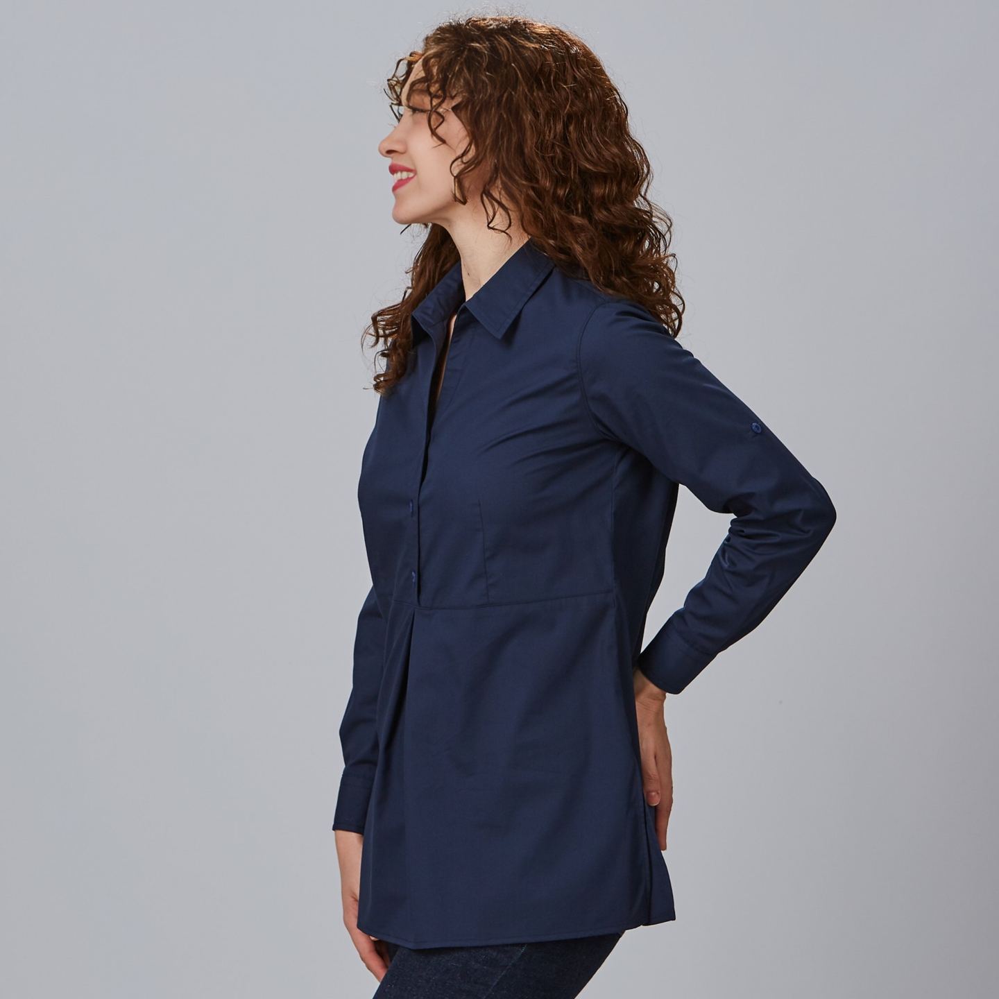 Blusa ML para Mujer Remangable Gary's Livia 240015 Distinción lateral