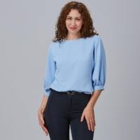 Blusa para Chica de Media Manga Gary's Rosanna 240006 Distinción celeste