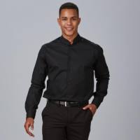 Camisa CMao Manga Larga Chico Slim Fit Gary's 260005 Distinción negro