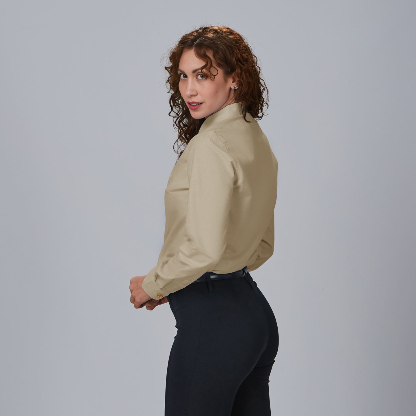 Camisa Gary's Elástica Semi Ajustada Mujer Bruna 240031 Distinción lateral