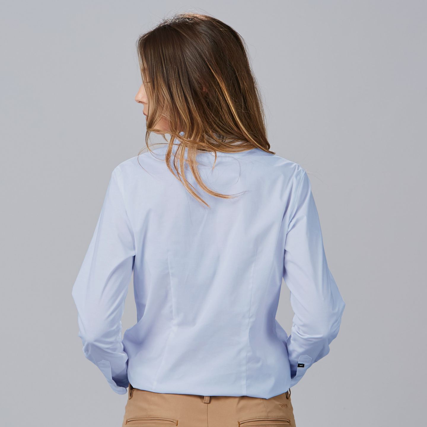 Camisa Laboral Chica Ajustada Fil a Fil Serena Gary's 240023 Distinción espalda