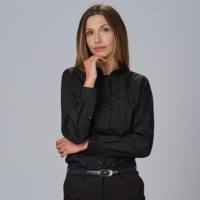 Camisa ML Básica de Chica para Restauración Gary's 240002 Distinción negro