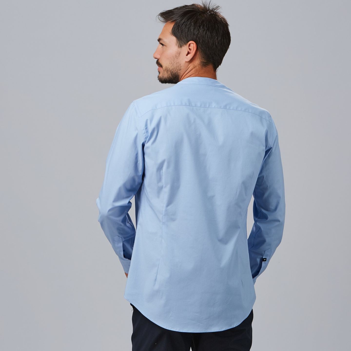 Camisa ML Elástica Básica de Hombre Gary's Loris 260011 Distinción espalda