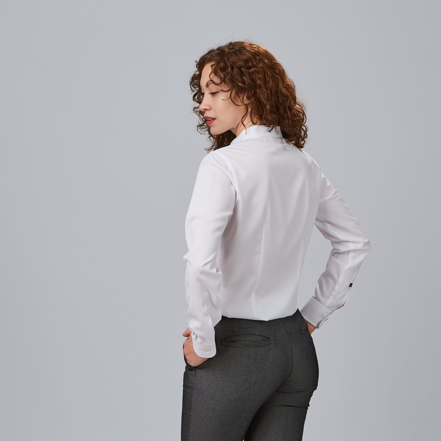 Camisa ML para Hostelería Mujer Gary's Giulia 240012 espalda