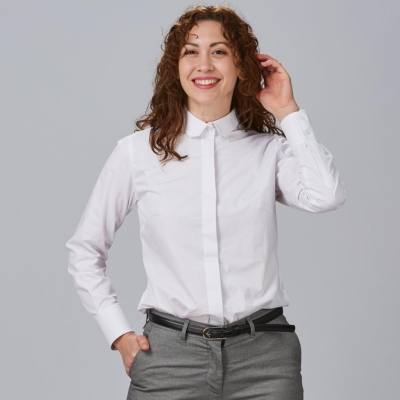 Camisa Mujer para ComercioHostelería Gary's Nina 240019 Distinción blanco