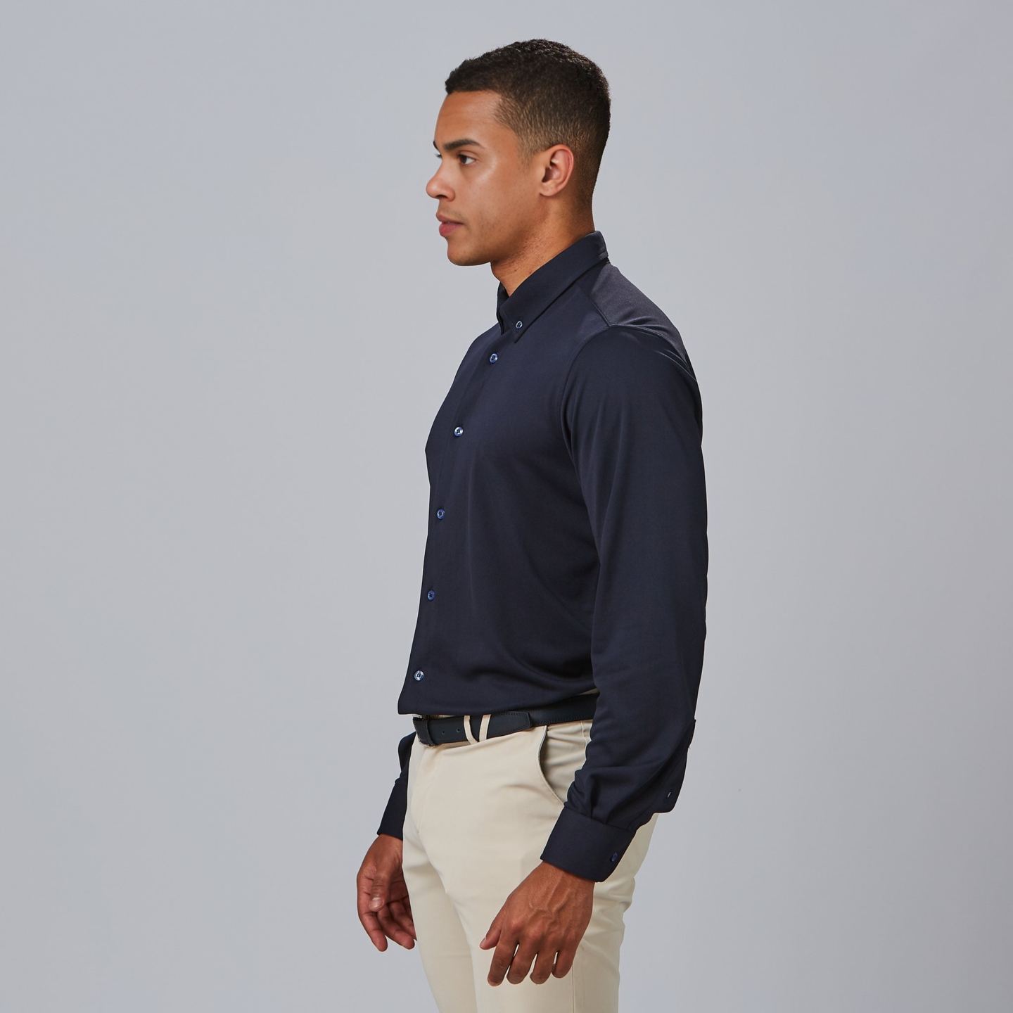 Camisa Slim Fit de Chico Moderna Gary's Salvatore 260016 Distinción lateral