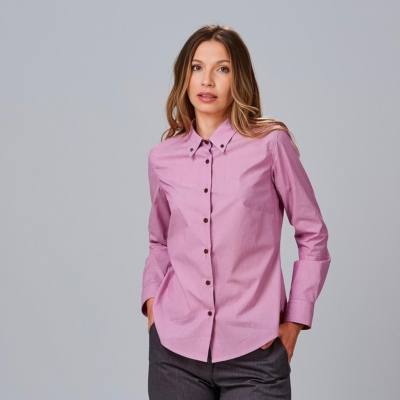 Camisa de Trabajo Mujer Manga Larga Gary's Fabiola 240011 burdeos