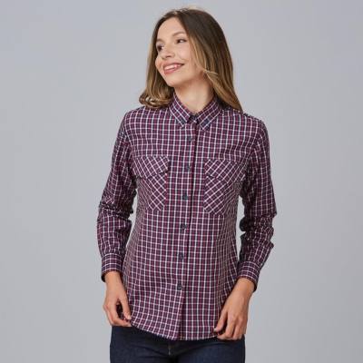 Camisa para Chica de Cuadros Gary's Caterina 240025 Distinción rojo