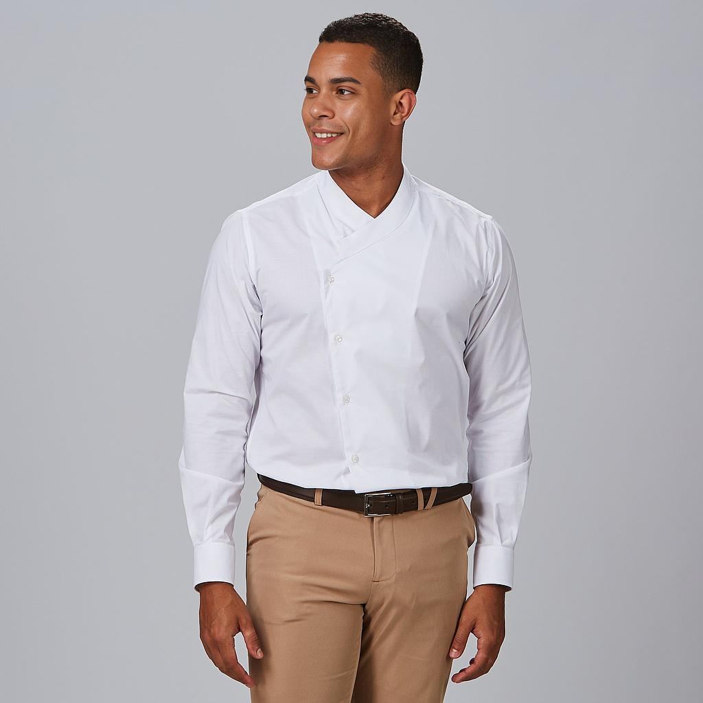 Camisa para Cocina Hombre Slim Fit Marcello Gary's 260015 Distinción blanco