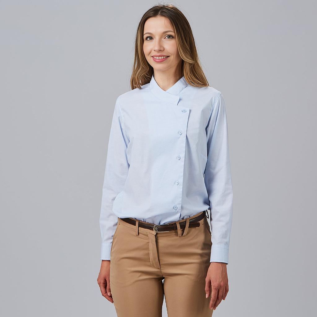 Camisa para Cocina Mujer Fil a Fil Angelica Gary's 240022 Distinción celeste