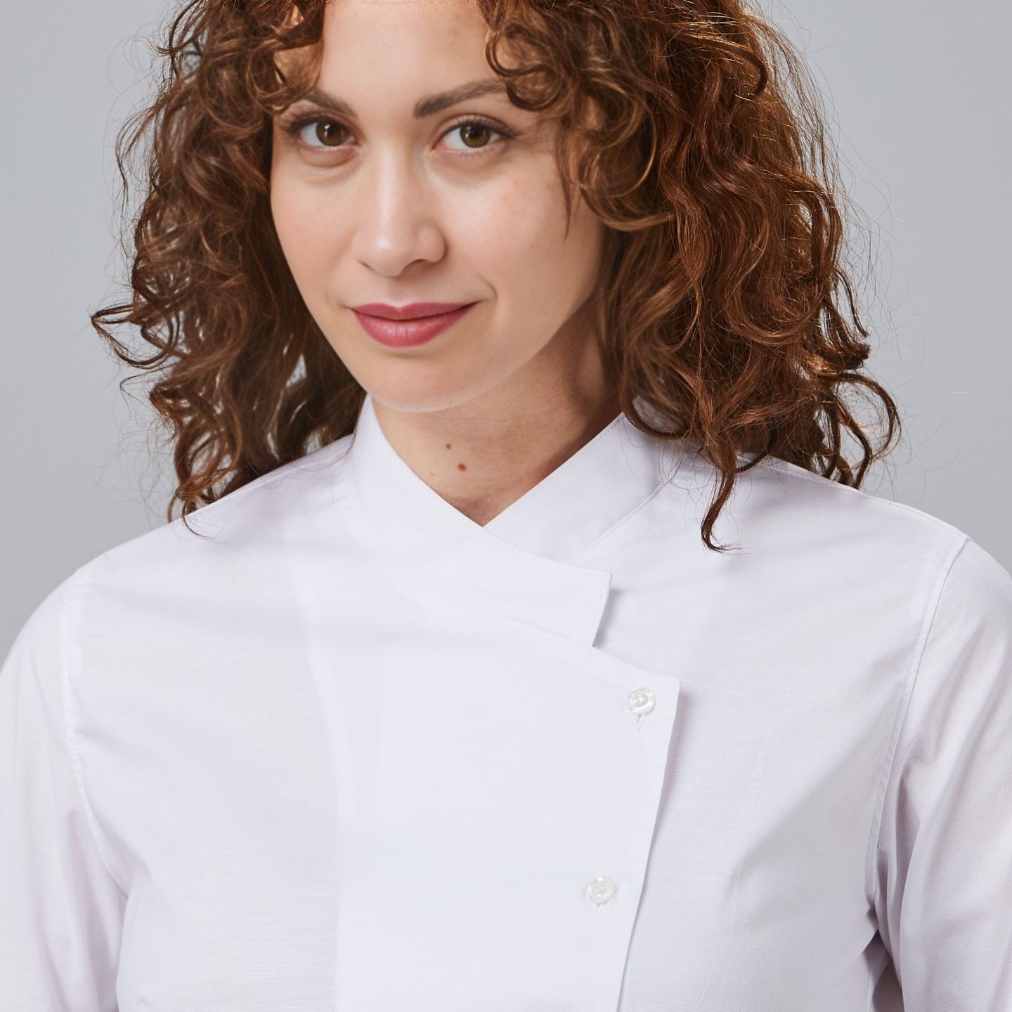 Camisa para Cocina Mujer Fil a Fil Angelica Gary's 240022 Distinción cuello