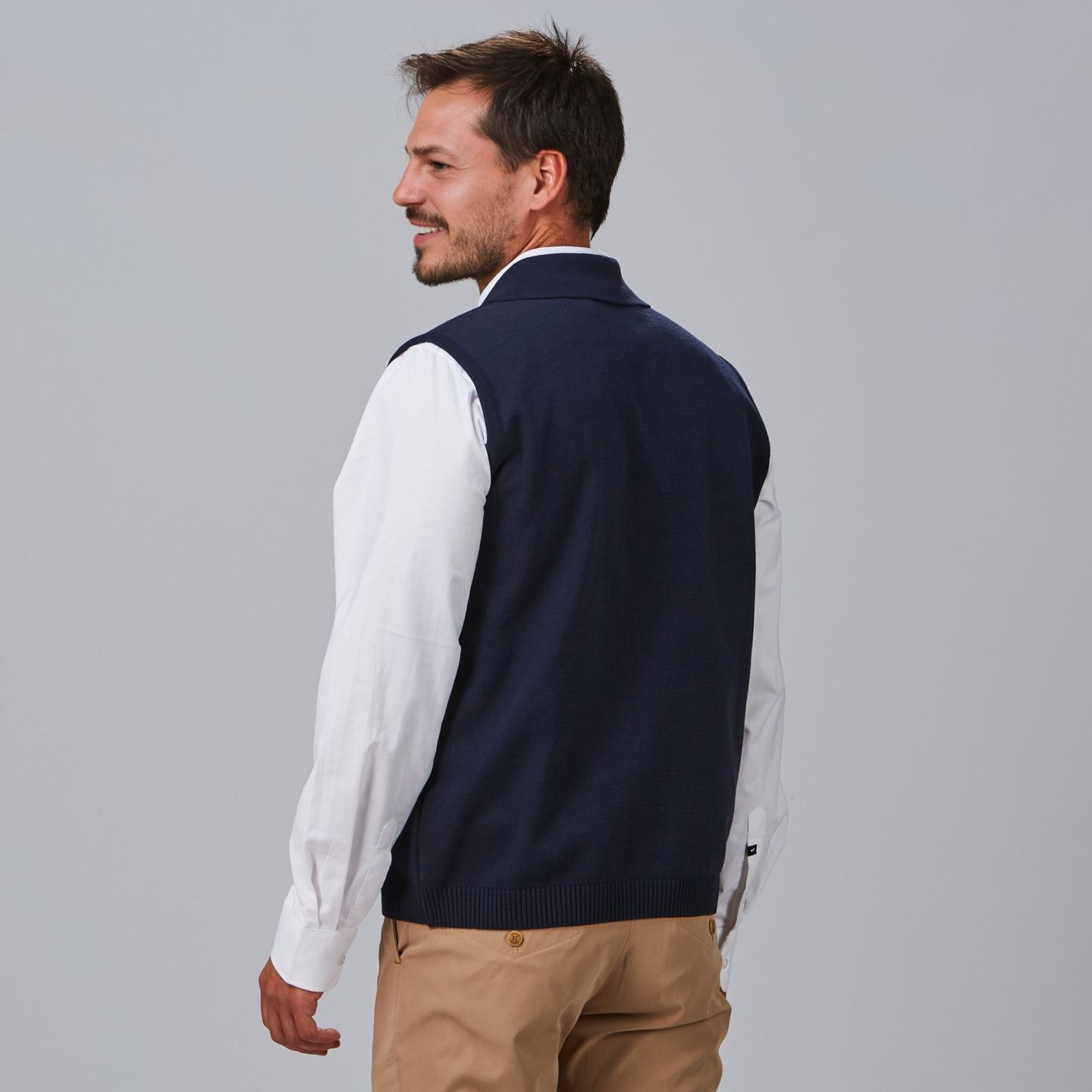 Chaleco de Punto con Cuello para Hombre Gary's 120004 Distinción modelo