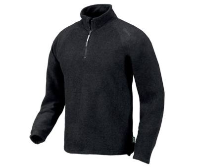 Polar con Media Cremallera Unisex Issa Line Monviso 04805 Distinción negro