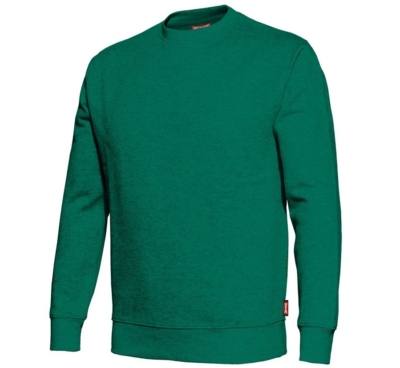 Sudadera Básica Cuello Redondo Issa Line Faloria 04819 Distinción verde