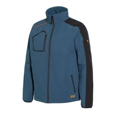 Chaqueta Softshell Impermeable Issa Line Kind 04508B Distinción azul