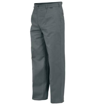 Pantalón de Trabajo Económico Algodón Issa Line 8030 gris