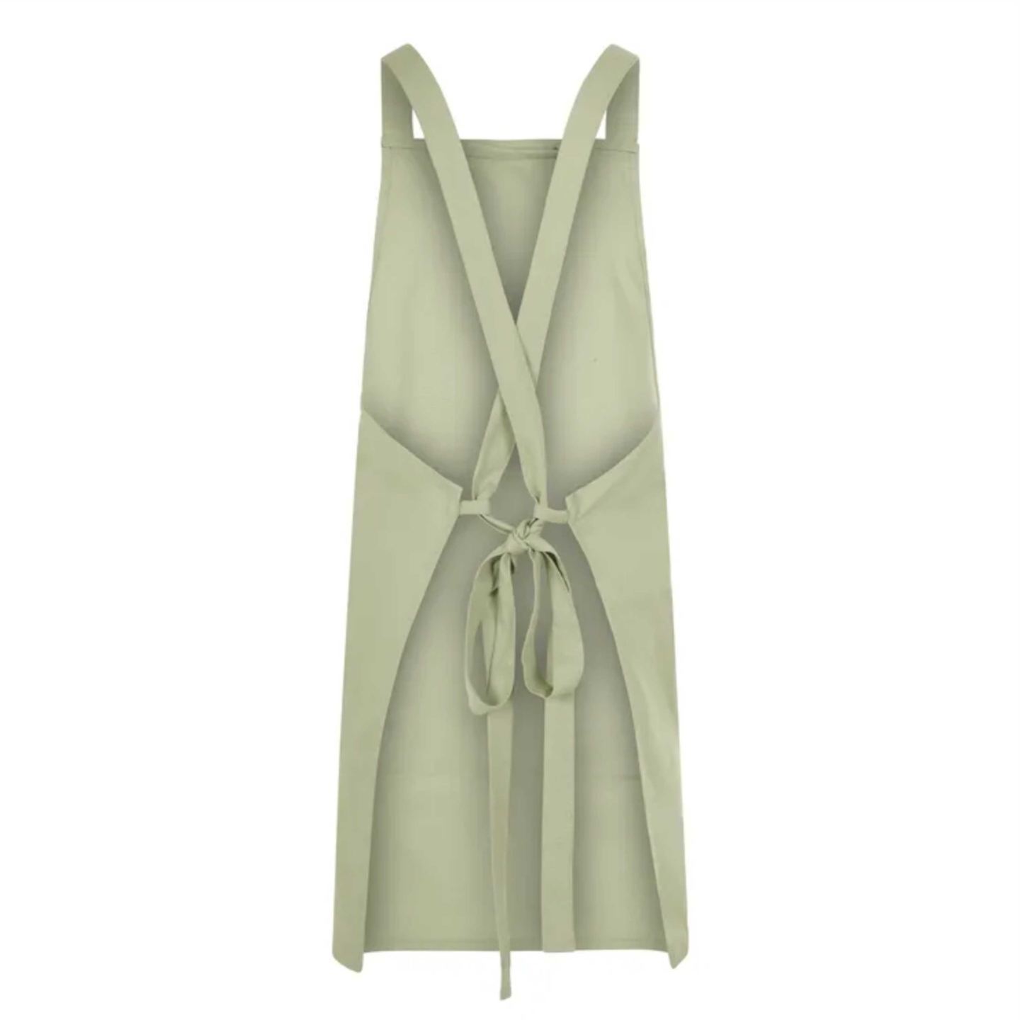 Delantal Peto Orgánico Nougat Velilla 404214 Pistacho Trasero Distinción