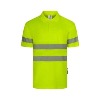 Polo AV Reflatex Velilla 305532 Amarillo Flúor Distinción