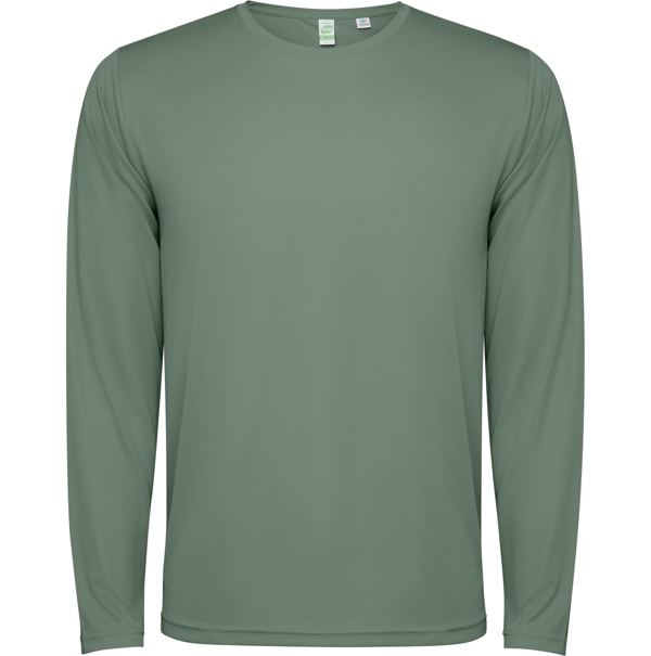 Camiseta Técnica Manga Larga Unisex Roly Estoril 0432 Distinción verde laurel