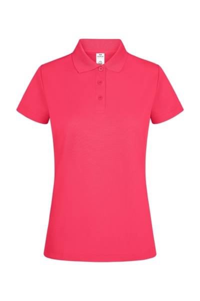 Polo Técnico de Mujer MC Mukua Bogan PS160W Distinción Coral