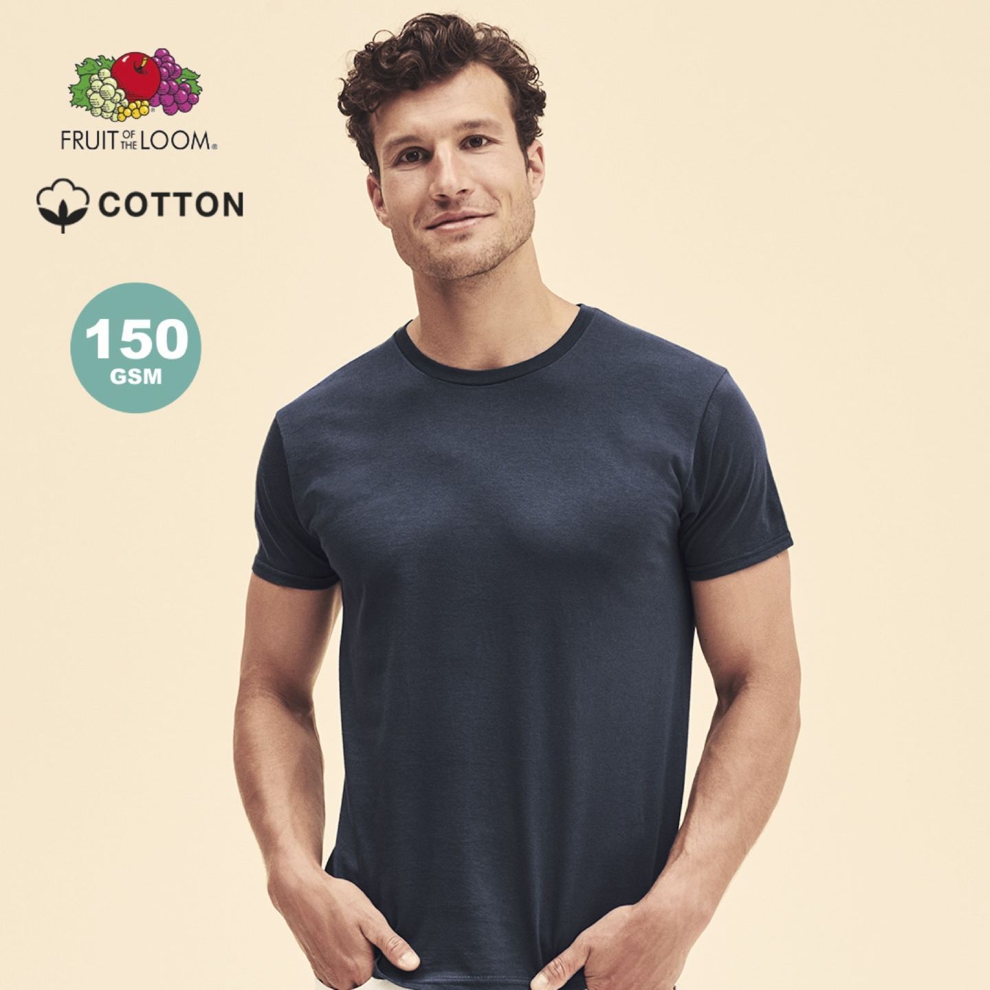 Camiseta M/C Adulto Fruit of The Loom Iconic 1324/16
